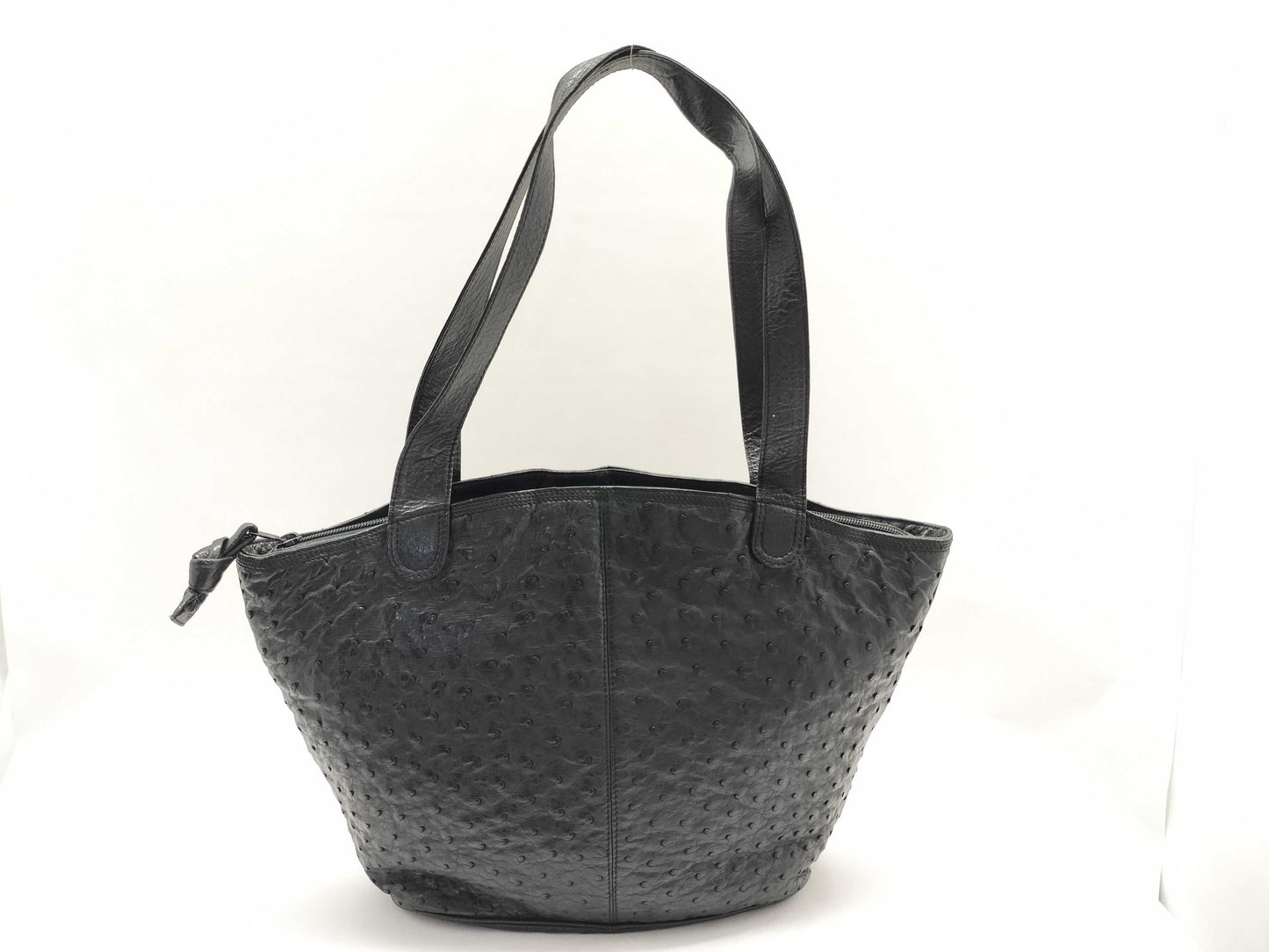 LOEWE Ostrich Leather Tote Bag