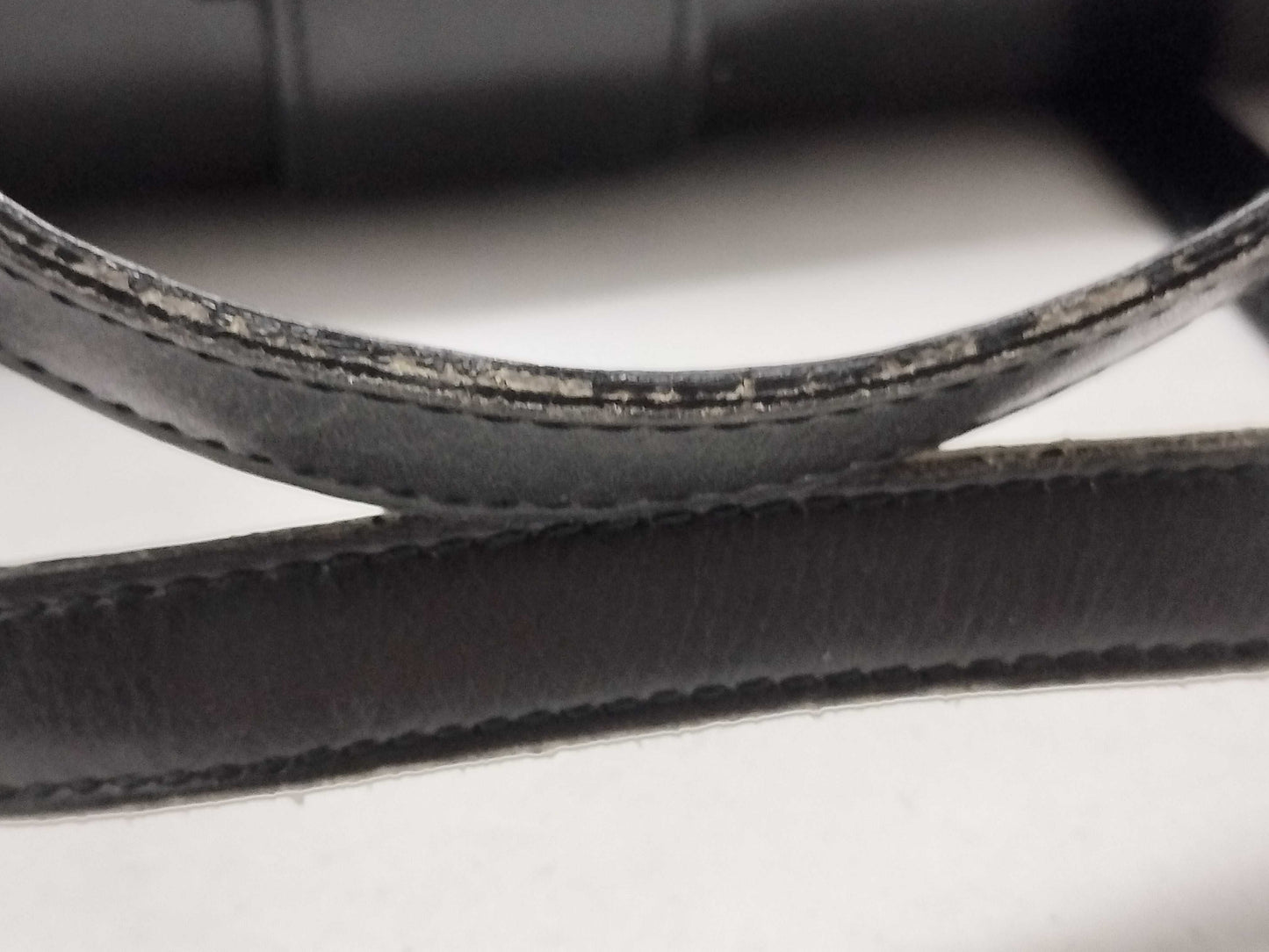 CELINE Leather Gancini Handbag