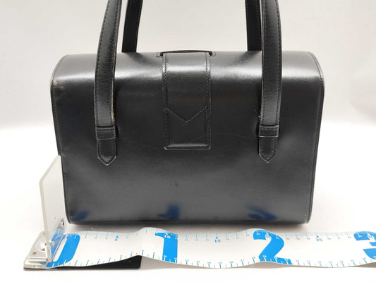 CELINE Leather Gancini Handbag