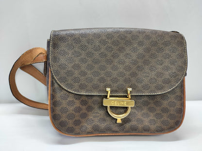 CELINE Macadam Shoulder Bag