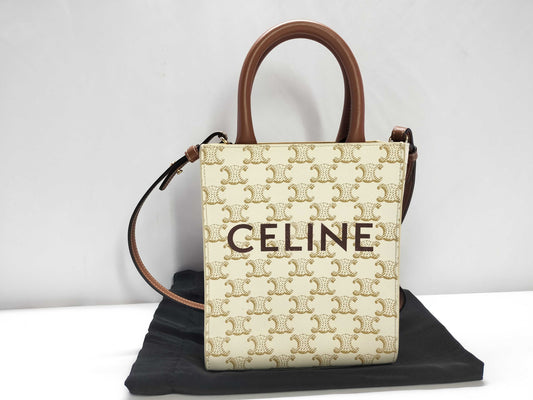 CELINE Vertical Cabas 2-Way Shoulder Bag/Handbag