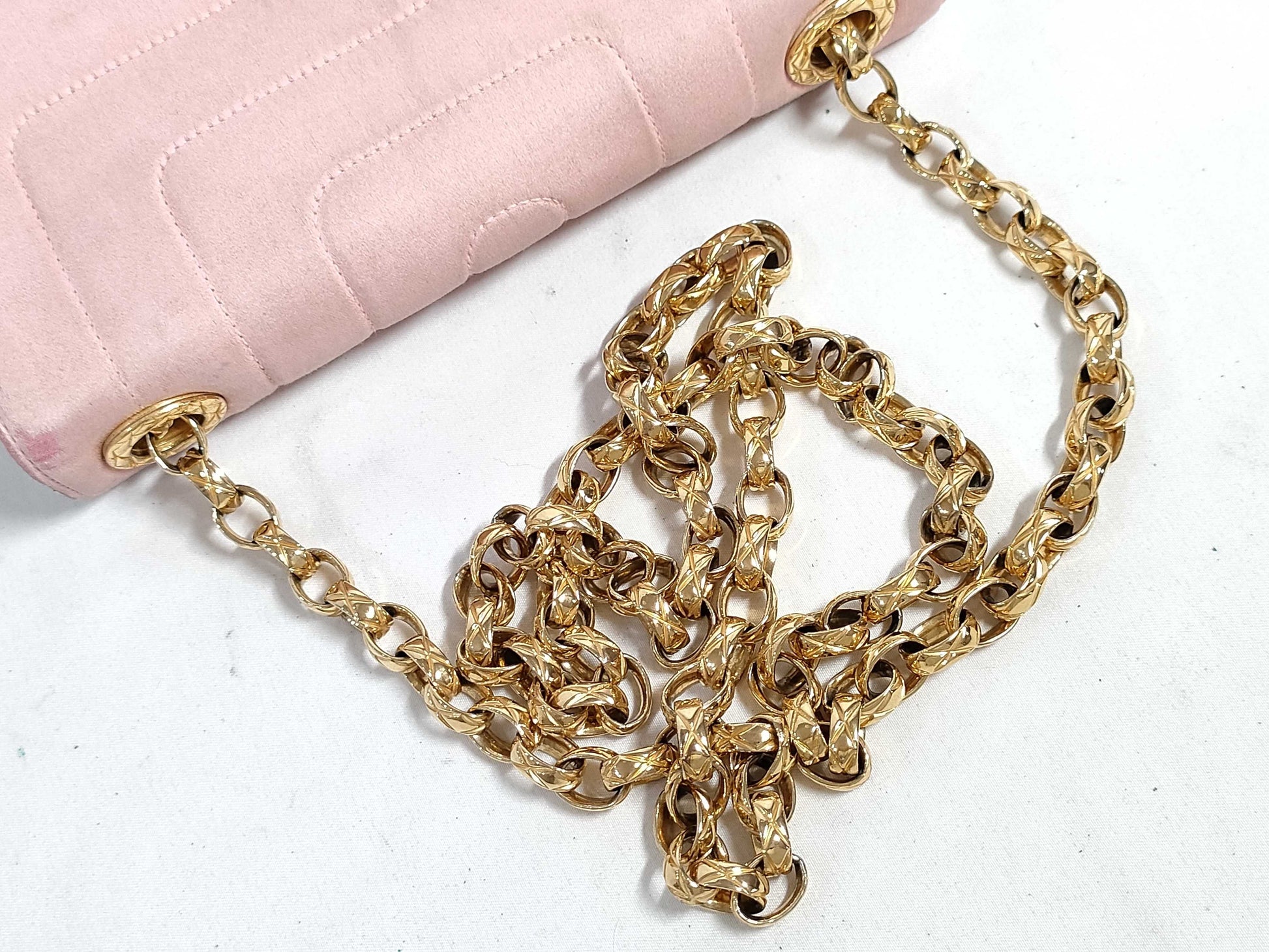 CHANEL Satin Shoulder Bag