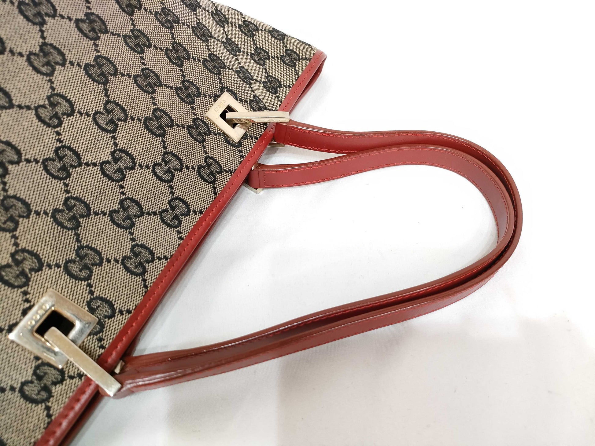 GUCCI GG Canvas Shoulder Bag Handbag