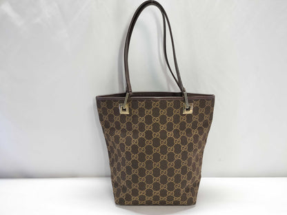GUCCI GG Canvas Shoulder Bag Tote Bag