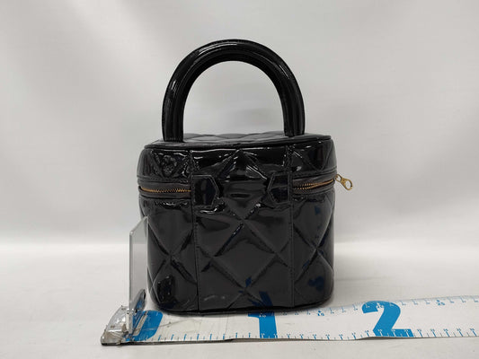 CHANEL CHANEL Matelasse Turnlock Coco Mark Patent Leather Handbag