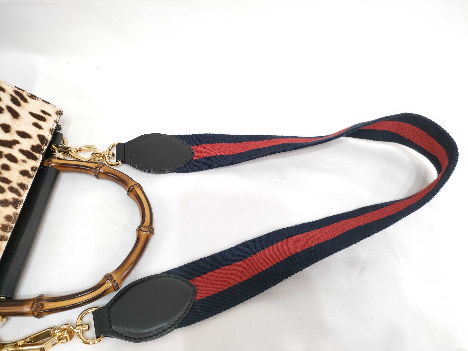 GUCCI Bamboo 2-way Sherry Harako Leather Hand/Shoulder Bag