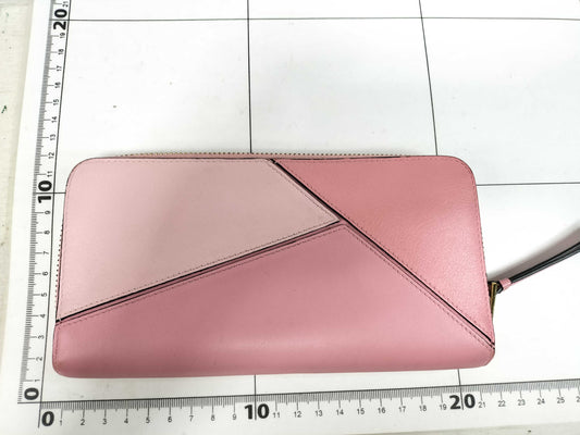 LOEWE Puzzle Round Zip Long Wallet Leather Wallet