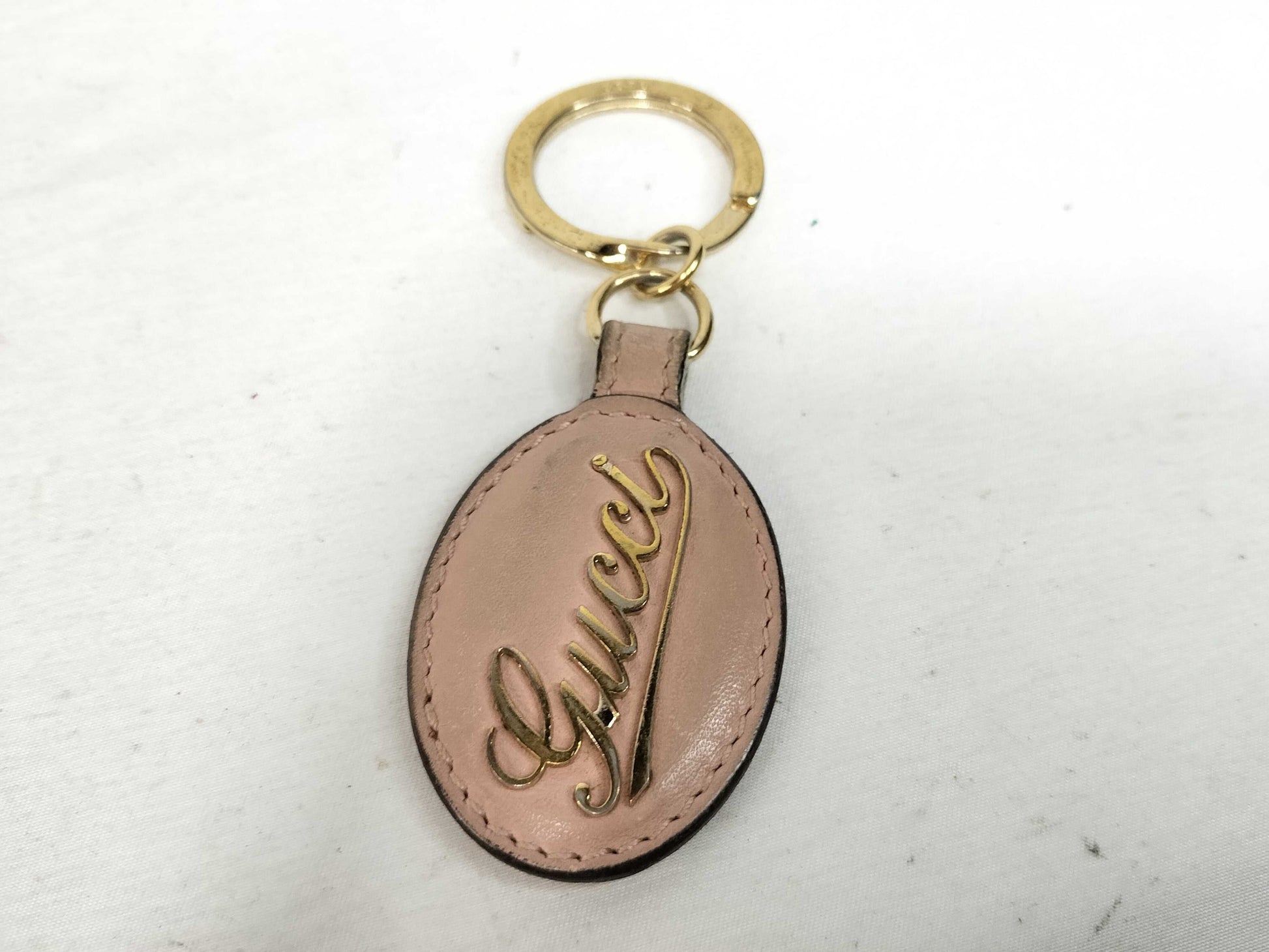 GUCCI GUCCI Key Case Leather Logo Key Case/Key Holder