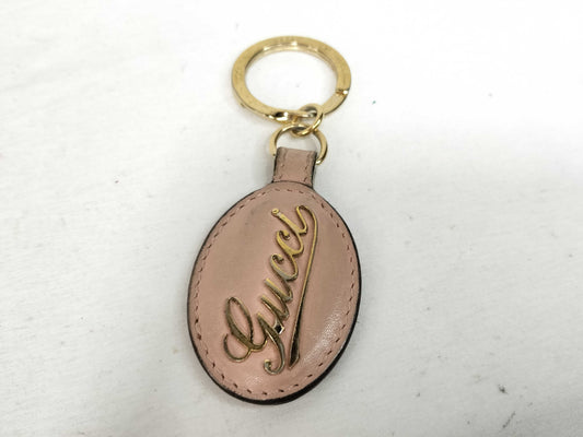 GUCCI GUCCI Key Case Leather Logo Key Case/Key Holder