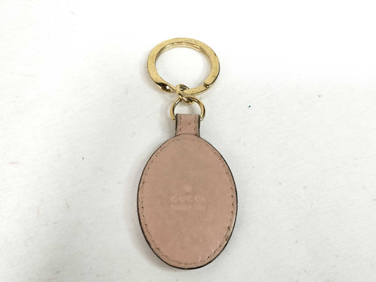 GUCCI GUCCI Key Case Leather Logo Key Case/Key Holder