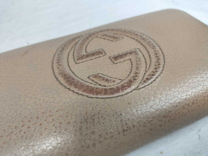 GUCCI GG GUCCI Long Wallet 5-Piece GG Soho Leather Wallet