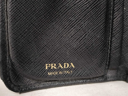 PRADA PRADA Nylon and Saffiano Leather Wallet Set of 4