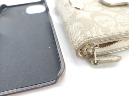 COACH Signature Leather Wallet Set of 4