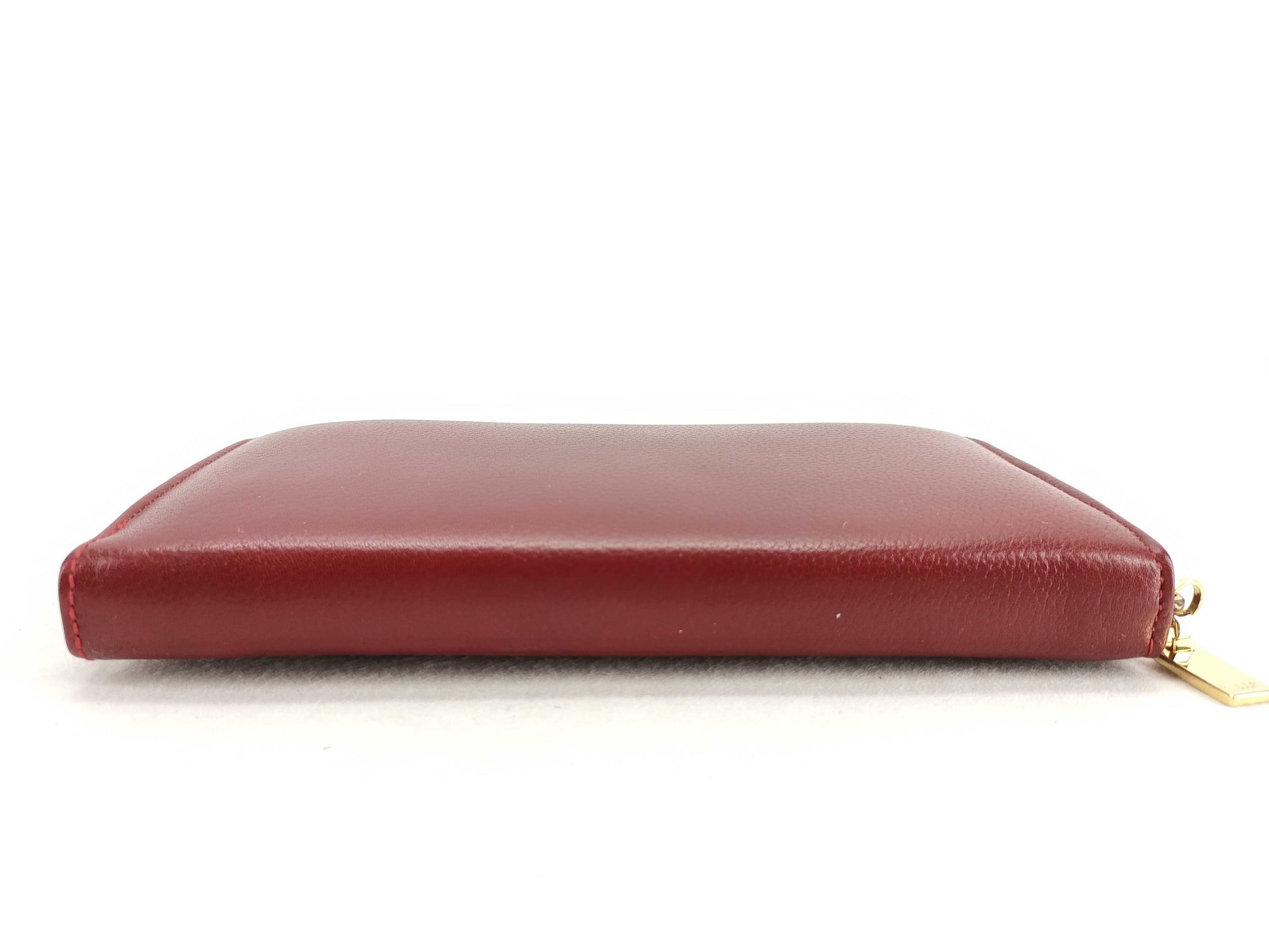 CELINE Circle Leather Zip-Around Long Wallet