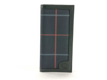 BURBERRY Check PVC Long Wallet, Unused, Billfold
