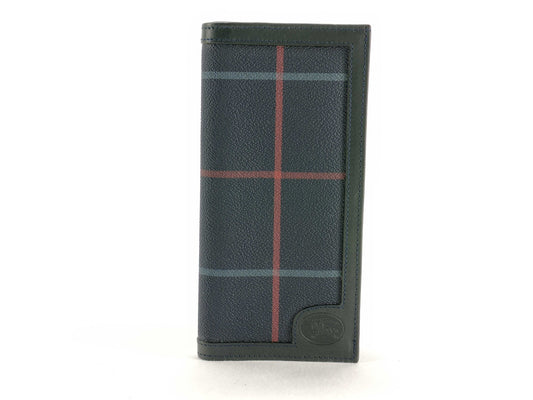 BURBERRY Check PVC Long Wallet, Unused, Billfold