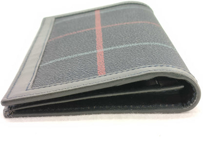 BURBERRY Check PVC Long Wallet, Unused, Billfold