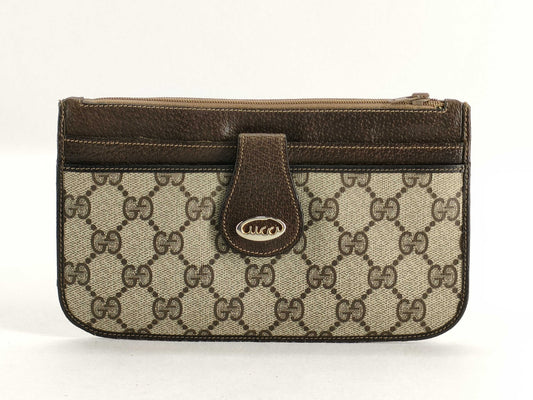 GUCCI GG Supreme GUCCI Old GG Supreme Pouch Multi-Case Pouch