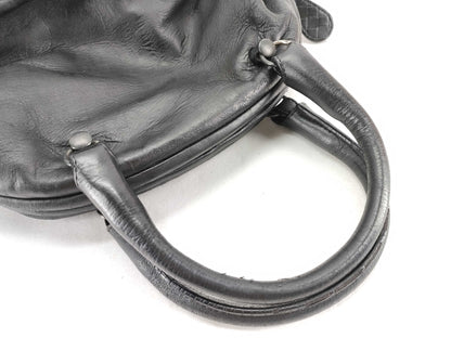 BOTTEGA VENETA Intrecciato Bottega Veneta Handbag Intrecciato Black Leather Handbag