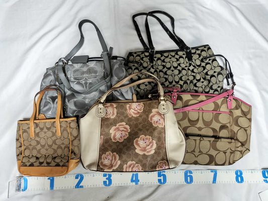 COACH Signature 5-Piece Shoulder Bag Set