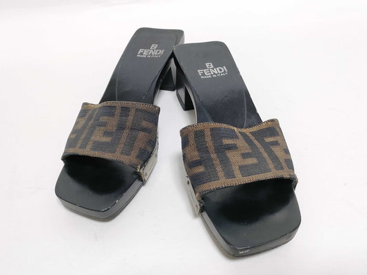  FENDI Zucca pattern FENDI Zucca FF sandals women's sandals