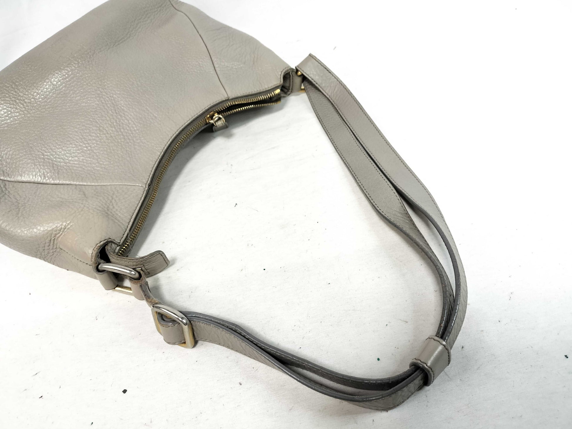 HIROFU HIROFU Leather H Logo Shoulder Bag