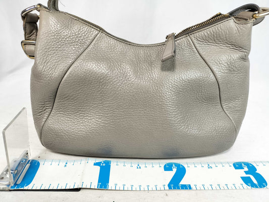 HIROFU HIROFU Leather H Logo Shoulder Bag
