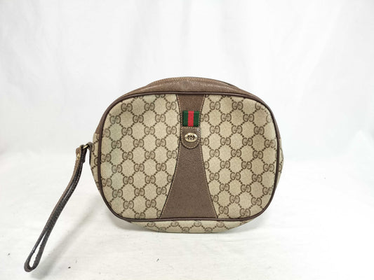 GUCCI Old GUCCI Old Sherry Line GG Clutch Bag Clutch Bag