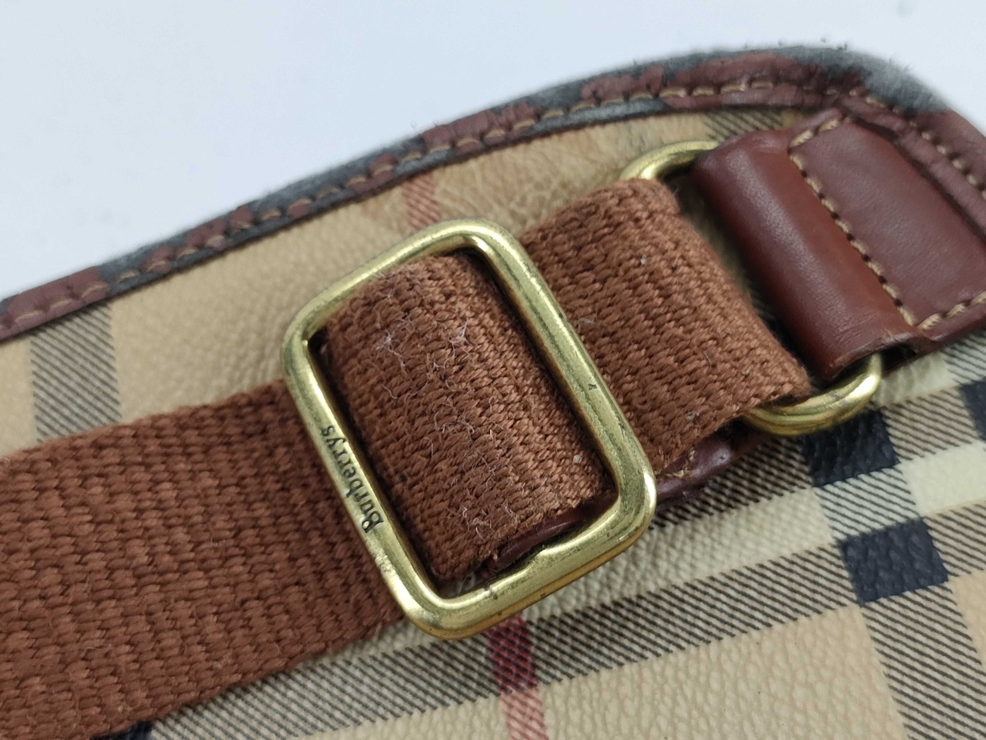 BURBERRY BURBERRY Check PVC Backpack