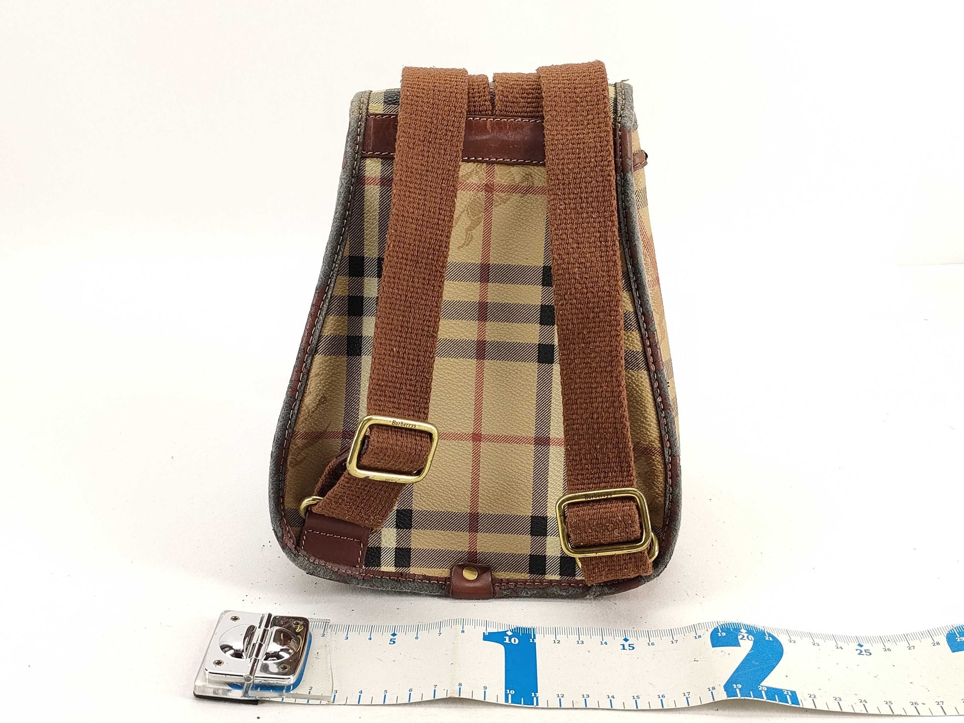 BURBERRY BURBERRY Check PVC Backpack