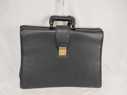 DAKS Dulles Bag Business Bag Leather Business Bag