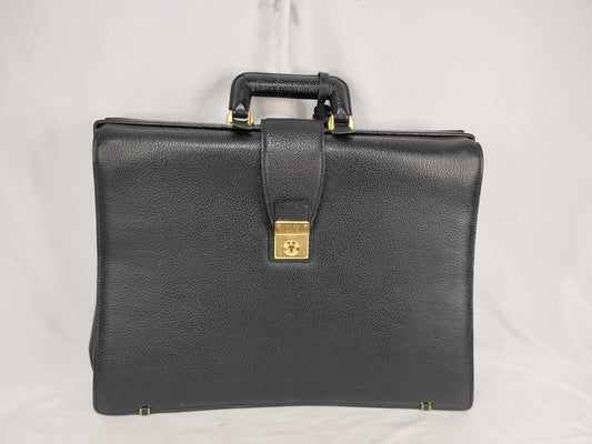 DAKS Dulles Bag Business Bag Leather Business Bag
