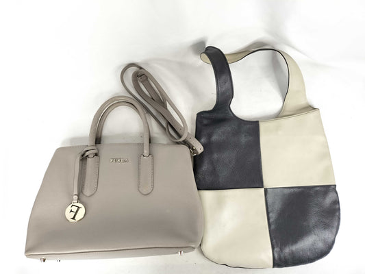 FURLA FURLA Leather Bag 2-Way 2-Piece Handbag Set