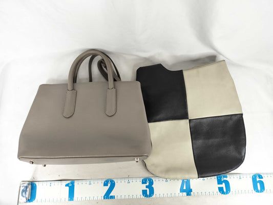 FURLA FURLA Leather Bag 2-Way 2-Piece Handbag Set