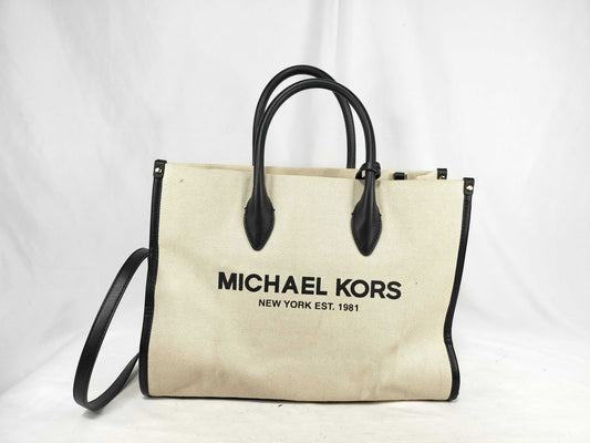 Michael Kors Canvas 2-Way Tote Bag