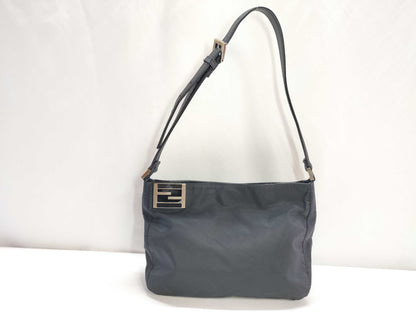 FENDI nylon handbag with F hardware