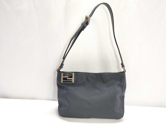 FENDI nylon handbag with F hardware