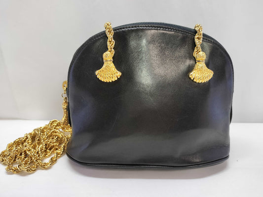 VALENTINO Leather Chain Shoulder Bag