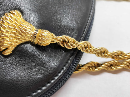 VALENTINO Leather Chain Shoulder Bag