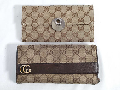 GUCCI GG Canvas Gucci Wallet 2-Piece Set