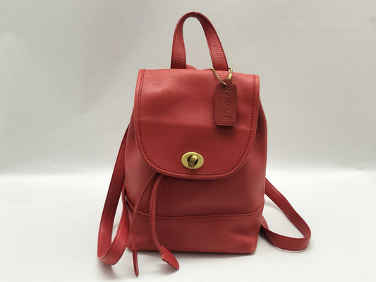 COACH Old Backpack Red Rucksack
