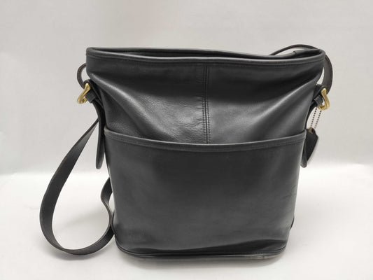 COACH Old Shoulder Bag Black Shoulder Bag