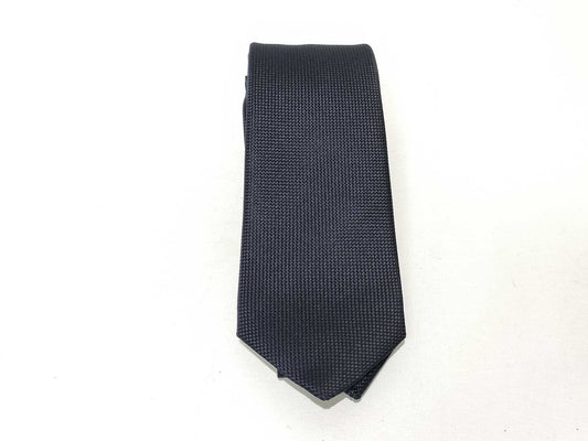 HERMES Silk Tie Navy