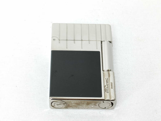 S.T. Dupont S.T. Dupont Line 2 2000 Perspective 2000 Lighter, Silver/Black, Limited Edition 