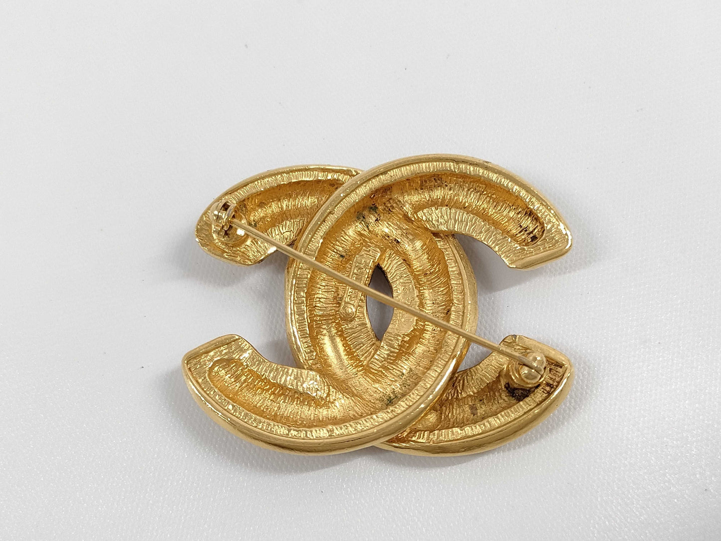 CHANEL Coco Mark Brooch Metal Gold Brooch