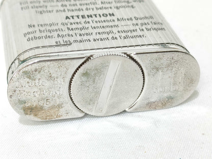 Dunhill Hammer Oil Lighter, Metal Silver, Stored with Seal, Other Accessories