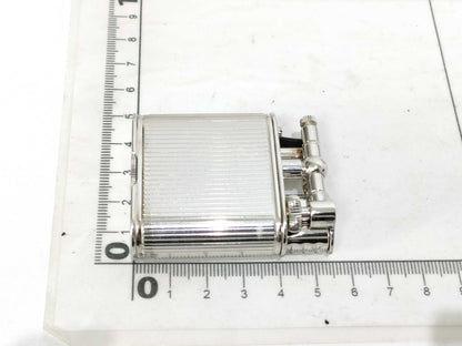 Dunhill Hammer Oil Lighter, Metal Silver, Stored with Seal, Other Accessories