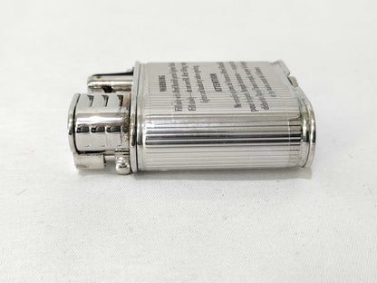 Dunhill Hammer Oil Lighter, Metal Silver, Stored with Seal, Other Accessories