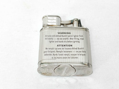 Dunhill Hammer Oil Lighter, Metal Silver, Stored with Seal, Other Accessories