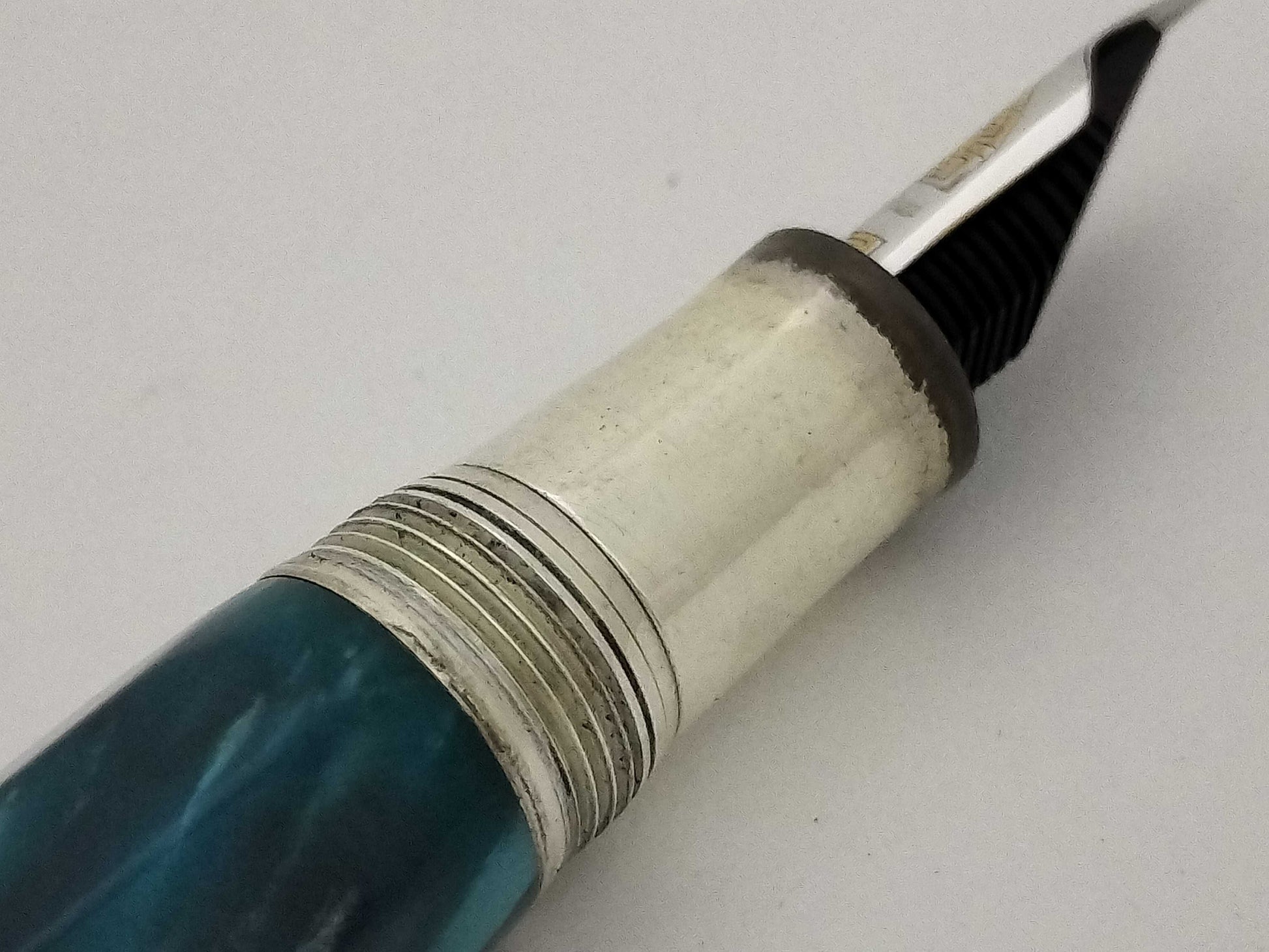 Montegrappa Symphony Fountain Pen, Blue x Silver